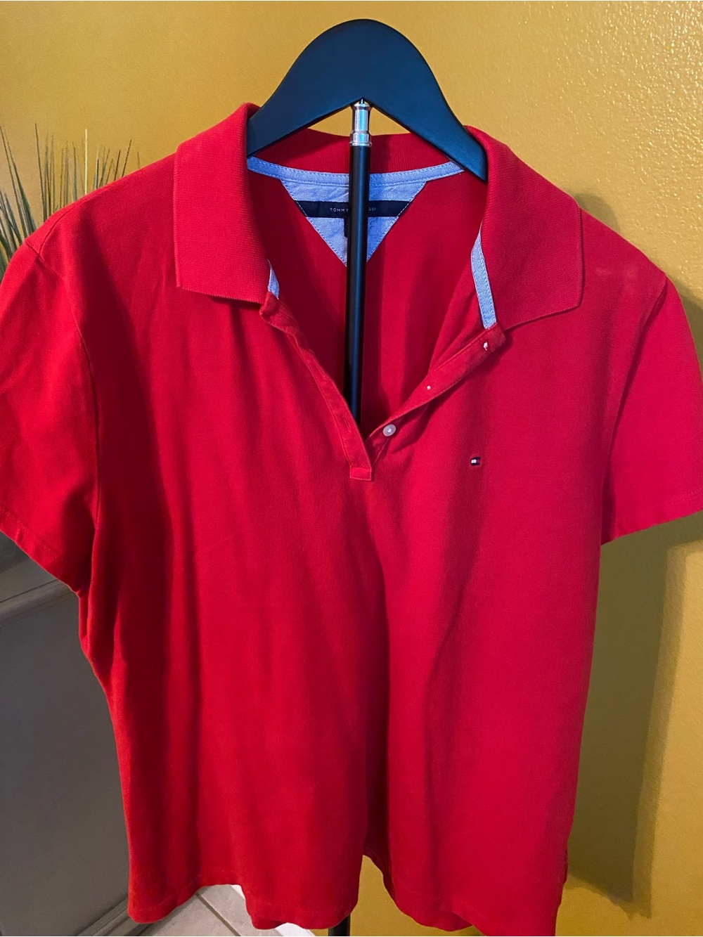 Tommy Hilfiger Bright Red Men’s Polo Shirt
